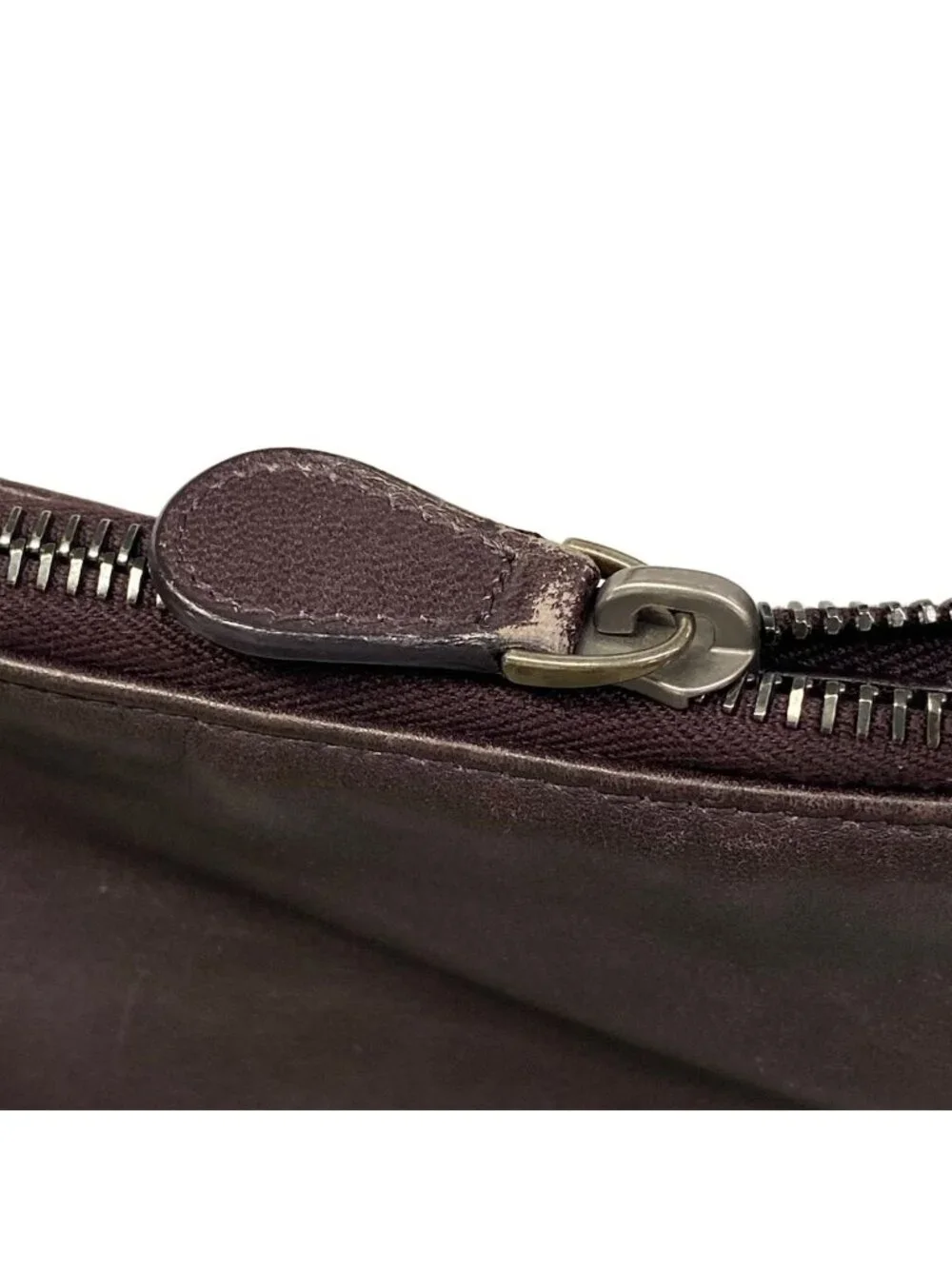 Bottega Veneta Shoulder Bag Intrecciato Brown Red Leather